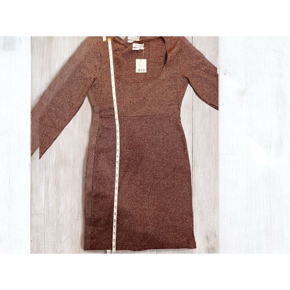 UO Urban Outfitters Hazel Square Neck Bodycon Dress New Years - Picture 13 of 14